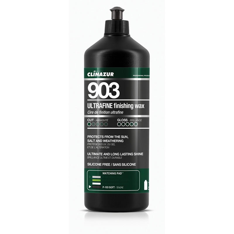 [] CLIN AZUR 903 Ultra Fine Polishing Compound, w/ Wax, 500ml image