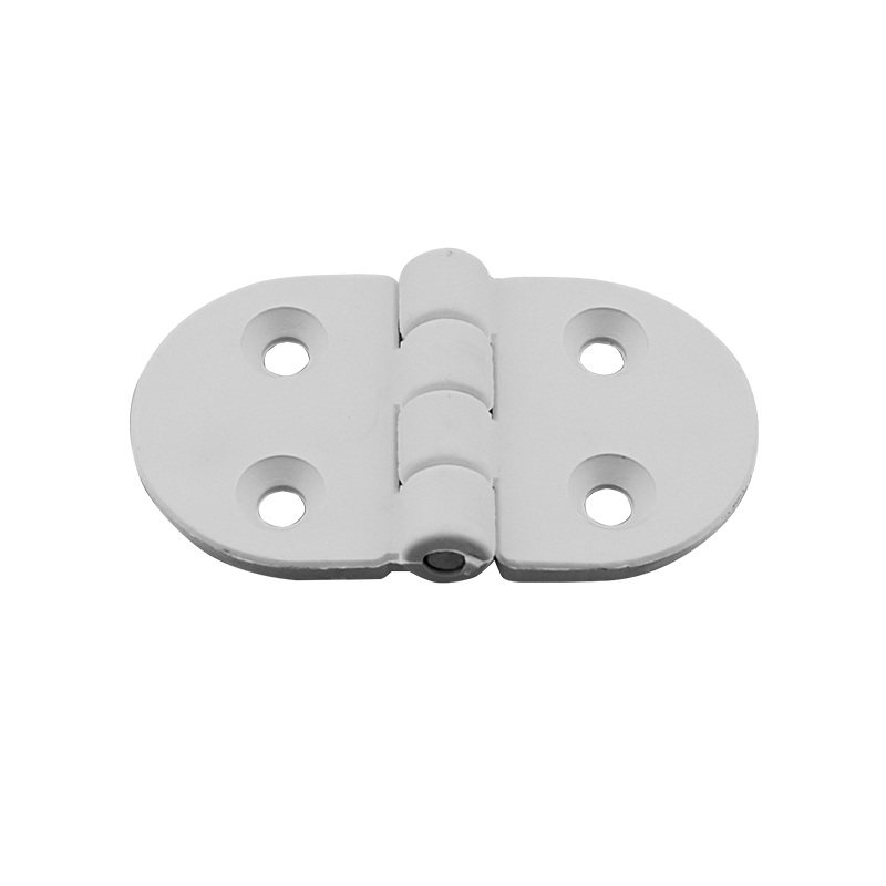 [] Hinge Polyamide, Round, 70x40x4.5mm, White image