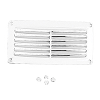 [] Ventilation Shaft Grilles Cover, 206x105,4x16mm, White image