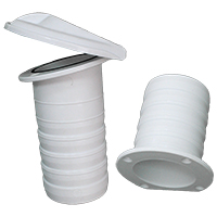 [] Thru-Hull System w/Flap, for Hose Ø79mm, White image