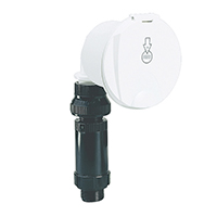 [] Case w/Fr.Water Inlet, w/Lid, Straight Conn. White image