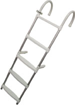[] Ladder, 5 steps, Aluminium, L1360xW350mm image