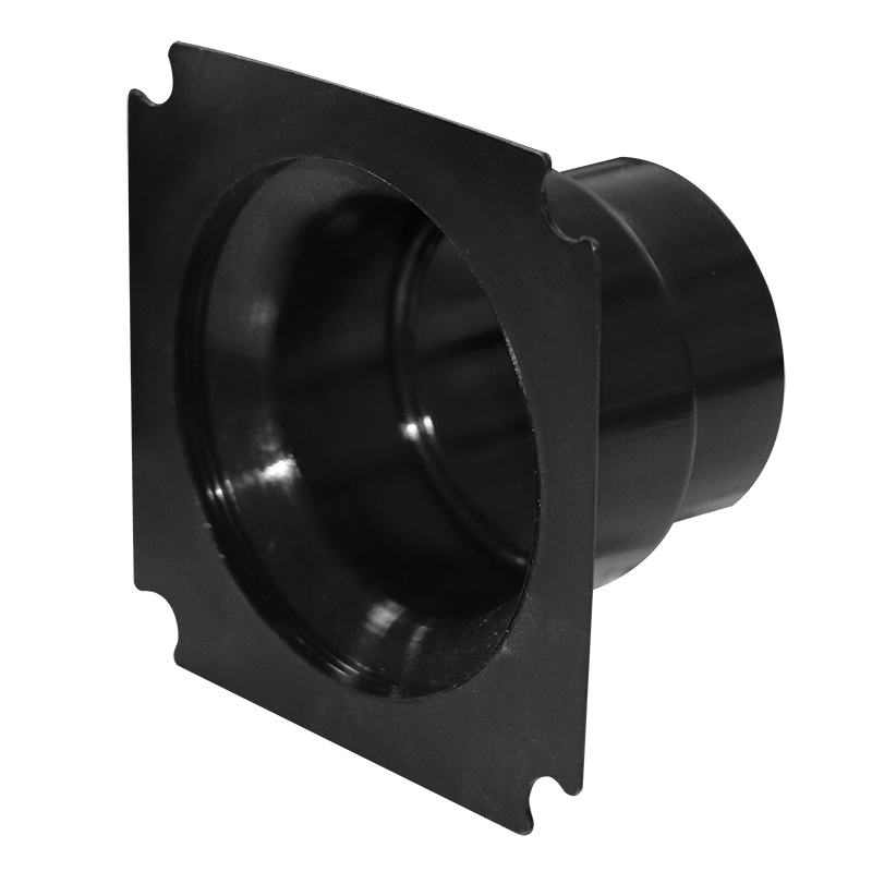[] Ventilator Connector, PA, Straight, Ø65/75mm, Black image
