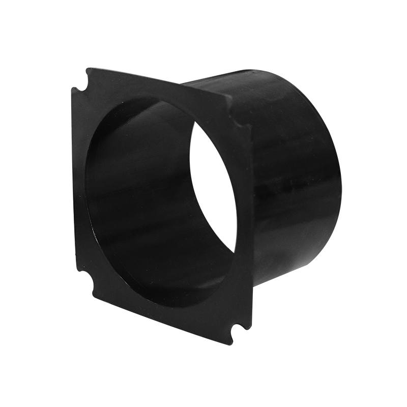 [] Ventilator Connector, PA, Straight, Ø100mm, Black image