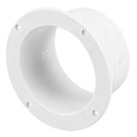 [] Ventilator Connector, Straight, Ø102mm, White image