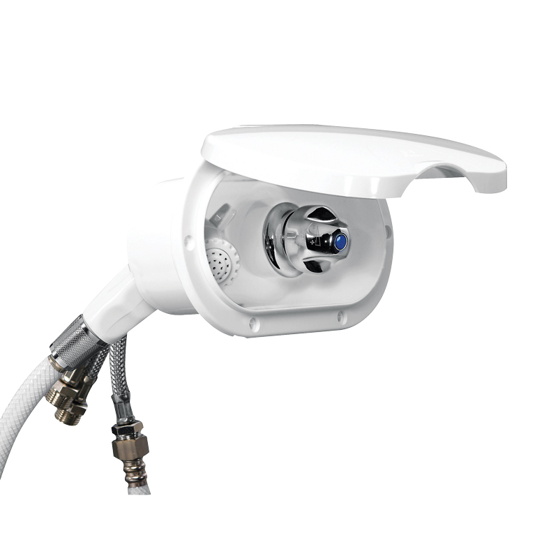 [] Case w/Wh.Shower, Cold Wat.Tap, 3m Hose, w/Lid, White image