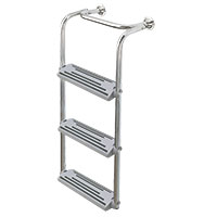 [] Foldable Bow Ladder, 3 steps, Inox 316, 90⁰- 180⁰, L735xW325mm image