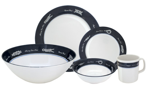 [] SeaTableware Dinnerware SetExclusive, 17 Pieces image