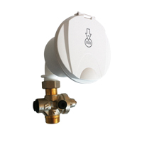 [] Case Fr,Water. Inlet,1,5-5 BAR, Elbow Conn. White image