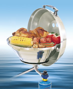 [] Gas Grill, ''Marine Kettle'', Inox image