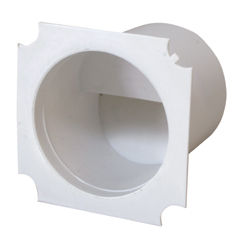 [] EVO Ventilator Connector, 80x80x70mm, White image