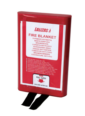 [] LALIZAS Fire Blanket 100x100cm in a PVC case image