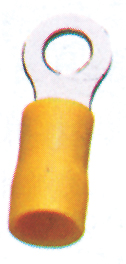 [] Ring Connector, Diam. 5,3mm, yellow, for 2,5-6mm2 wire (15 pcs) image