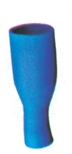 [] Fully Insulated Disconnect - Double Crimp, blue, for 1-2,5mm2 wire (20 pcs) image