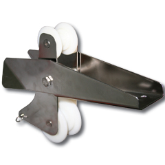 [] Hinged Bow Roller, Inox 316, L328mm,H236mm,W70mm image
