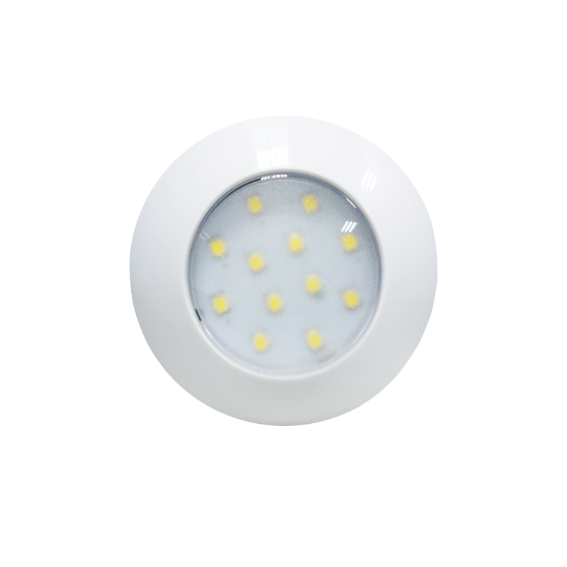 [] AquaLED Dome Light, 12 LEDs, 12V-28V, White image