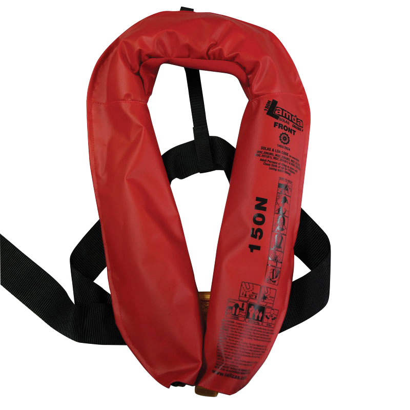 [] LALIZAS Inflatable Lifejacket Lamda, Auto, 150N, w/ Zipper, SOLAS/MED-MER image