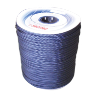 [] Mooring 16-Strand Double Braided Rope, 12mm, Polyester, navy blue image