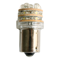 [] Bulb 12V, LED, T18 BA15S, cool white - 18 LEDs, 15x39mm image