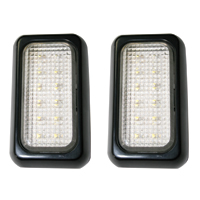 [] SeaPower Dome Light/Trailer Light, 12 LEDs, 12V&24V, Βlack, Set of 2 pcs image