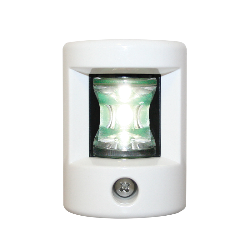 [] FOS LED 12 Stern Light 135°, Side mounted, with white housing image