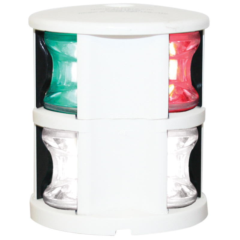 [] FOS LED 12 Tri-colour & Anchor Light, with white housing image
