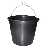 [] Marine bucket,7,5L,rubber,black image