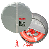 [] Set Lifebuoy Ring SOLAS 75cm, Lifeb. Light 71325, 30m rope, case gray image