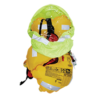 [] LALIZAS Infl.Lifejacket Adv.Lamda,Auto,330N,w/Sprayhood&Crotch Strap,SOLAS/MED image