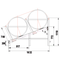 [] Cradle for SOLAS OCEANO, 2-tier, 30-35(A) image