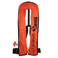[] Sigma Work Vest, Auto, 170N, ISO, Adult, Orange Durable PVC Fabric Cover image