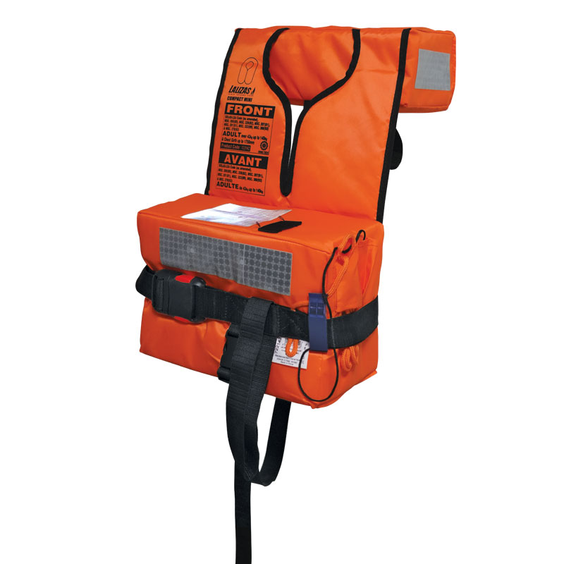 [] LALIZAS Foam Folding Lifejacket Compact Mini, SOLAS/MED, Adult, Orange image