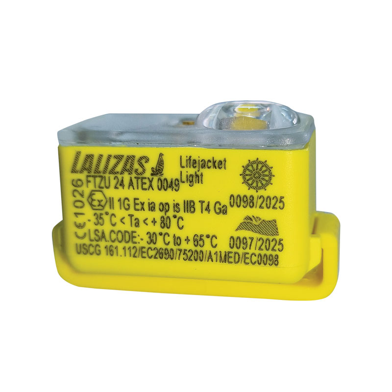 [] LALIZAS Lifejacket LED Flashing Light"Safelite IV"ON-OFFwater activat.,USCG-SOLAS/MED-MER-ATEX-IECEx image