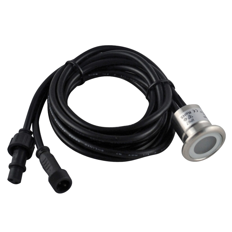 [] AquaLED Courtesy light color white, Round, SS316, IP67, 12/24V DC Multivolt image