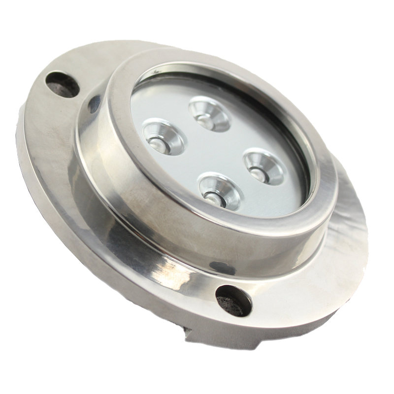 [] AquaLED Underwater Light, Neutral White Light, 12&24V DC, Multivolt,10W, Inox 316 image