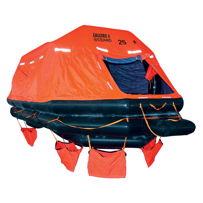 [] LALIZAS Liferaft SOLAS OCEANO, TOB Self-righting Type, 25 prs. canister (A) image
