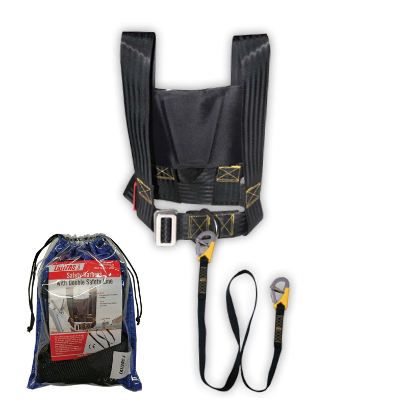 [] Safety Harness & Saf. Line,Double,L185cm,ISO,Adult,Set image