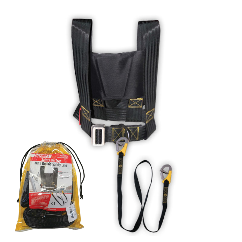 [] Safety Harness & Saf. Line,Double,L185cm,ISO,Child,Set image