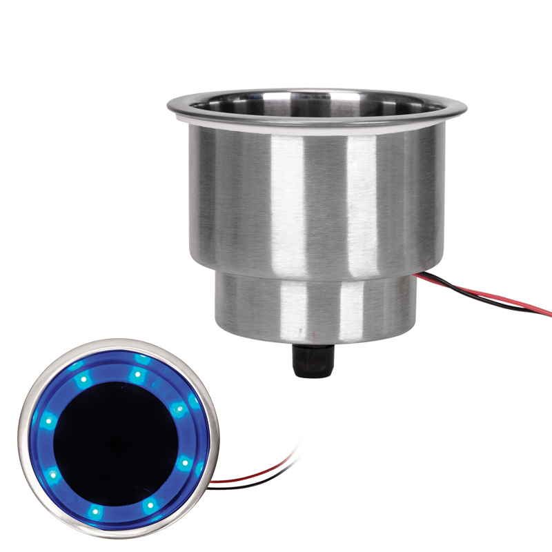 [] Can Holder, w/ Light , Inox 304, Internal Ø90mm, H.83mm image