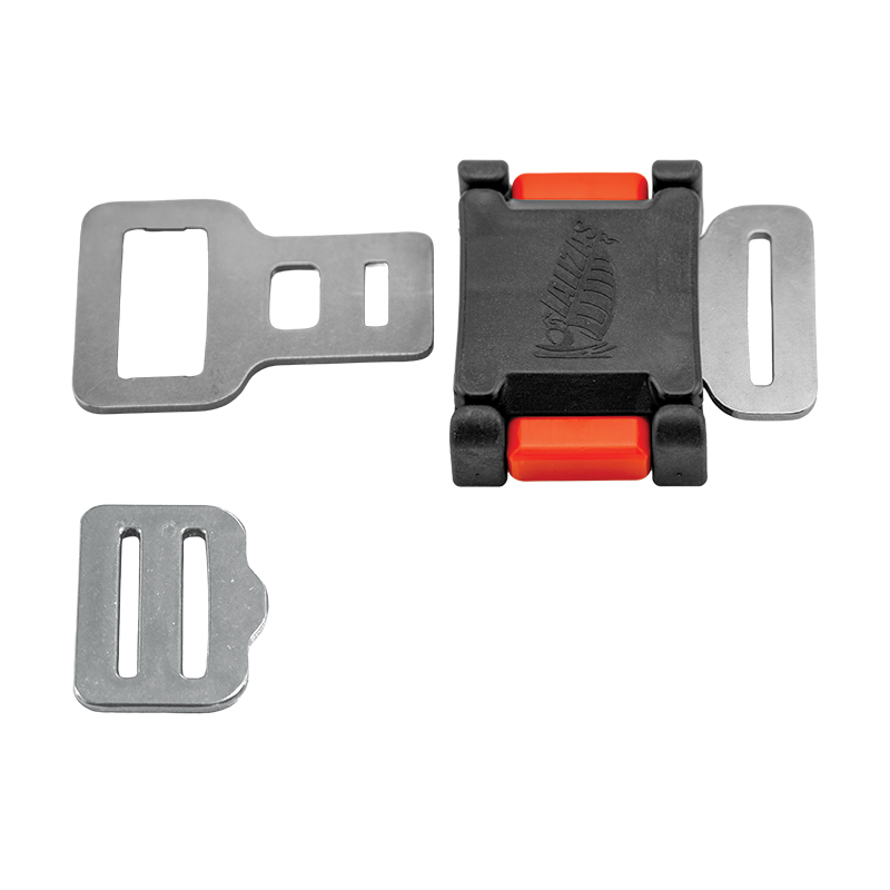 [] Safety Buckle, w/ Metal SS 304 Side Release, for 30mm Webbing image