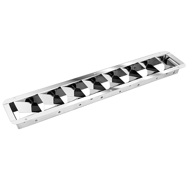 [] Louvered Vent, w/ 8 Slots, Inox 316, 427x76x27mm image