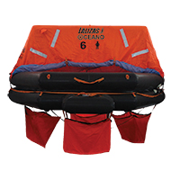 [] LALIZAS Liferaft SOLAS OCEANO,MER,TOB Type,6 prs,canister (A) image