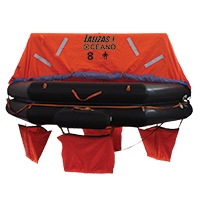[] LALIZAS Liferaft SOLAS OCEANO,MER,TOB Type,8 prs,canister (A) image