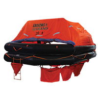 [] LALIZAS Liferaft SOLAS OCEANO,MER,TOB Type,20 prs,canister (A) image