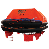 [] LALIZAS Liferaft SOLAS OCEANO,MER,TOB Type,25 prs,canister (A) image