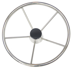 [] Steering Wheel with cap, Inox 316, ø457mm image