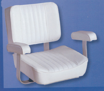 [] Deluxe Captain chair, white, Springfield image
