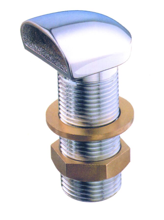 [] Scupper ''Space'' Set, Chromium Plated Brass, 1/2'' image