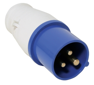 [] Plug, male, 16A, 220-240V, blue image