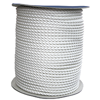 [] CABO Mooring Rope, three stranded double twisted, Diam. 8mm, white image